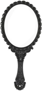 Espejo de Mano, Espejo de Mano con Asa, Pequeño 10"L x 4.5"W, Negro - Imagen 1 de 5