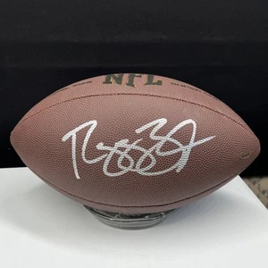 Reggie Bush Hand Signed Saints #25 Football Full Size W/ Player HOLOGRAM - Picture 1 of 9