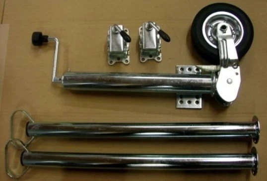 Zubehör PKW Anhänger Automatikstützrad Stützrad Abstellstützen mit Halter - Bild 1 von 1