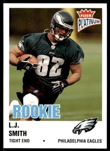 2003 Fleer Platinum L.J. Smith #211 Rookie Philadelphia Eagles - Picture 1 of 2