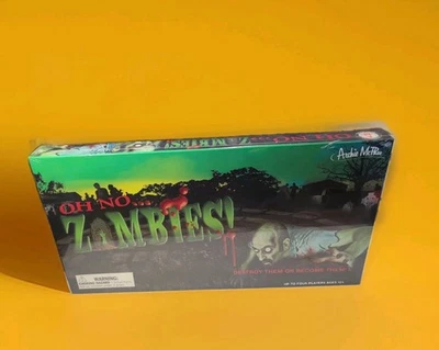 Oh No Zombies! Board Game Destroy Them Or Become Them  Archie McPhee 2009 SEALED - Image 1 of 4