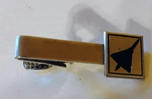 Vintage Krawattenklammer Sterlingsilber Mr. X Crest Handarbeit - Bild 1 von 4