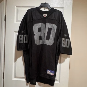 RAIDERS FOOTBALL HERREN TRIKOT SCHWARZ GRAU GRÖSSE XXL NFL REEBOK RICE 80 ON FIELD EUC - Bild 1 von 8