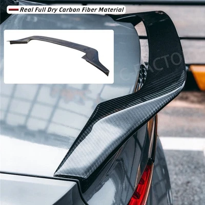 Se adapta a 17-23 Audi A4 A4L S4 Sline B9 B9.5 ALERÓN TRASERO CARBONO REAL alerón labio del ala Foto 1 de 4