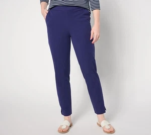 Isaac Mizrahi Live! Women's Plus Sz Pants 18 Regular Stretch Icon Blue A634634 - Picture 1 of 4