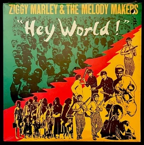 ZIGGY MARLEY & THE MELODY MAKERS Hey World LP 1986 ST-17234 Sealed - Reggae - Foto 1 di 2