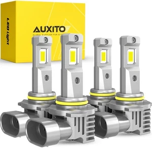 Kit de conversión de bombillas de faros LED AUXITO 9005 9006 haz alto bajo blanco brillante - Imagen 1 de 12