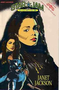 1992 *JANET JACKSON* STAR JAM COMIC BOOK BLACK PANTHER! - Picture 1 of 1