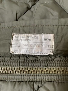 Stromeyer Swiss 1978 Military Army Mountain Mummy Sleeping Bag Paratrooper - Picture 1 of 9