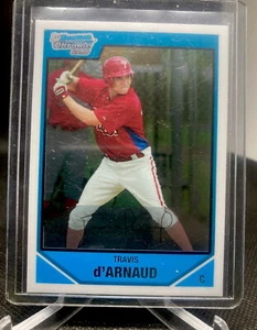 Travis D'Arnaud 2007 Bowman Draft CHROME ROOKIE CARD #BDPP14 - PHILLIES METS - Picture 1 of 2