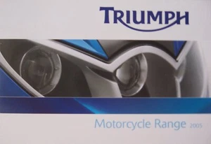 2005 Triumph Motorcycle Brochure linea completa, originale 16 pgs - Foto 1 di 1