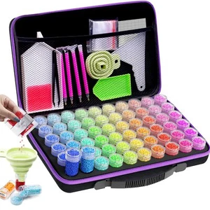 ARTDOT 60 Dosen Diamond Painting Zubehör Boxen Portabilität Aufbewahrungsbox ... - Bild 1 von 7