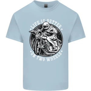 La Vida Es Mejor En Dos Ruedas Camiseta De Algodón Para Hombre - Imagen 1 de 104