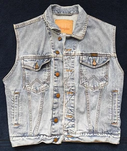 Original WRANGLER Authentic Jeansweste Größe L - Bild 1 von 14