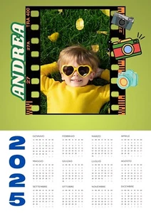 KALENDER 2025 PERSONALISIERBAR MIT IHREN FOTOS WÄHLEN SIE DIE GRAFIK + NAME - Bild 1 von 6