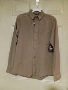 Camisa para hombre Swiss Tech manga larga con botones talla S 34-36 - Imagen 1 de 17