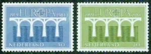 NETHERLANDS -1984– EUROPA -VF** - Picture 1 of 1
