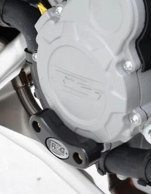 PROTECTION CARTER MOTEUR R&G POUR MV AGUSTA RIVALE 800 2014 > 2018 NOIR 0074BK - Photo 1/2