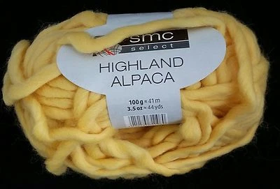 (99 € /kg): 100 g Highland Alpaca, Schachenmayr, Fb. 2908 gelb #1581 - Bild 1 von 2
