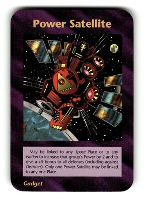 Power Satellite Card INWO Illuminati New World Order Assassins Game 89/122 - Image 1 of 4