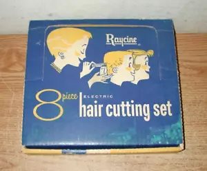 JUEGO DE CORTE DE PELO CORTAPELOS ELÉCTRICO VINTAGE RAYCINE 8 PIEZAS MODELO 164-03 - Imagen 1 de 12