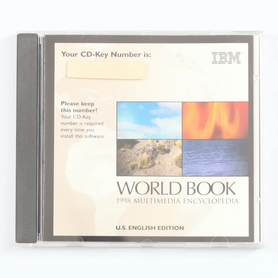 IBM World Book 1998 Multimedia Encyclopedia CD-ROM Software for PC - Image 1 of 3