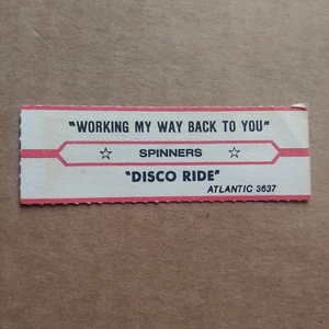 SPINNERS Working My Way Back To You JUKEBOX STRIP Record 45 rpm 7" - Picture 1 of 1