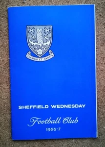 Football Supporters Official Yearbook / Handbook - SHEFFIELD WEDNESDAY 1966/67 - Picture 1 of 6