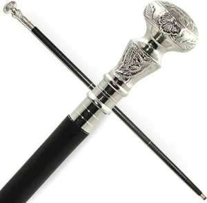 Length: All our walking sticks are 36 inches in height. Beautifully hand carved - Picture 1 of 7