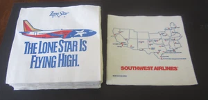 Lote de 50 servilletas antiguas vintage 1990 - Southwest Airlines - estrella solitaria - avión - Imagen 1 de 1