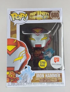 Funko Pop Infinity Warps Iron Hammer #680 Glows in the Dark Walgreens Exclusive - Picture 1 of 10