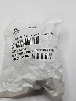 LAWSON 16627 -16 X -16 ЖЕНСКИЙ JIC ПОВОРОТНЫЙ Z-SERIES ФИТИНГИ КОНЕЦ ШЛАНГА - Изображение 1 из 4