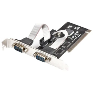 Serial PCI Card 2 Port RS-232 DB9 Serial Port Controller Adapter - Picture 1 of 6