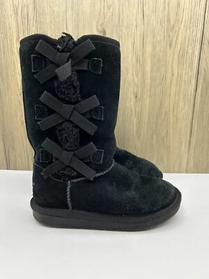 BOTAS ALTAS KOOLABURRA BY UGG VICTORIA LAZOS 1020171 NIÑOS NIÑAS TALLA 13 NEGRAS Foto 1 de 4