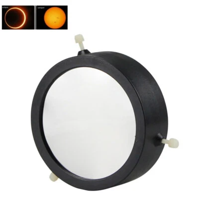 Adjustable 60-90mm Solar Filter Sun Film Telescope Accessories for Sun Observing - Image 1 of 4
