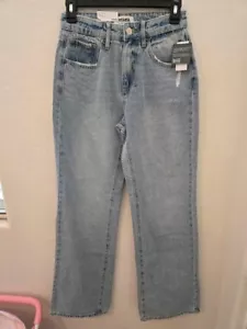 RSQ Hochhaus Baggy Jeans Größe 24 Light Wash Neu mit Etikett - Bild 1 von 2