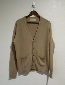 VINTAGE S. Fisher Burlington Arcade Kaschmir Cardigan Pullover Erwachsene groß Herren - Bild 1 von 9