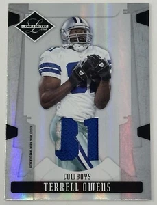 Terrell Owens 2008 Leaf Limited Game-Worn Jersey Patch Prime SP 58/81 Cowboys - Picture 1 of 3