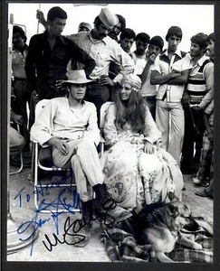 Michael Sarrazin y Jennifer O'Neill - Autógrafo Firmado Foto 8x10 - Caravanas - Imagen 1 de 1