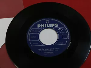 Johnny Hallyday LASS DIE LEUTE DOCH REDEN 7" Single Philips 345826 PF Germany - Picture 1 of 2