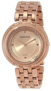 Versace Women's VA7050013 Thea Rose Gold Ion-Plated Stainless Steel Sunray Watch - Picture 1 of 10