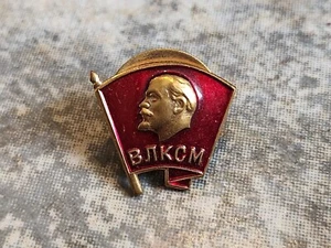 Russland UdSSR Wladimir Lenin Komsomol Leninistischer Kommunistischer Jugendbund Abzeichen Pin - Bild 1 von 2
