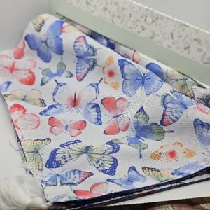 Butterfly Table Runner 13 pollici x 72 pollici - Foto 1 di 4