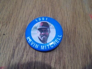 KEVIN MITCHELL  BUTTON PIN  1991  J.K.A. SPEC, BASEBALL - Picture 1 of 1