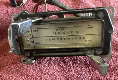 Ford Galaxie 1962 calefacción temperatura interruptor de 3 velocidades fabricante original de colección Fomoco años 60 Foto 1 de 4