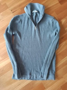 !Solid Größe S Turtle Neck Herren Strick Pullover Grau - Bild 1 von 5