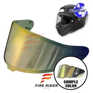 Visera de casco FRW Pinlock x1 dorada para Shoei Z8 RF-1400 NXR 2 CWR-F2 X-15 - Imagen 1 de 3
