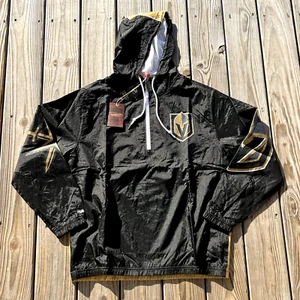 Herren Mitchell & Ness Vegas Golden Knights Team 2.0 Anorak Quarter-Zip Windschutz - Bild 1 von 9