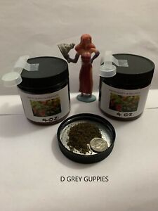 New Listing2 Jars Greyd Guppy Hi ProteinÂ (54% ) Fish Food 4 Ounce Jar Free Shipping!