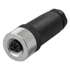 M12 Industrie Stecker weiblich code d 4 Pin Ethernet Rund Stecker IP 67 PG 9 - Bild 1 von 20